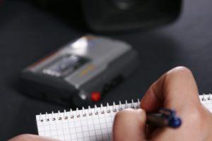 запись заседания на диктофон